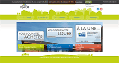 Desktop Screenshot of opac38.fr